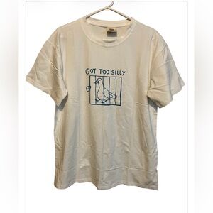 COMFORT COLORS HEAVYWEIGHT COTTON TEE
“ GOT TOO SILLY “ ( the GOOSE ) bahahaha